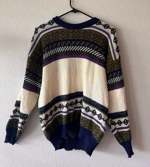 Vintage Turkish Ipek Triko Knit Sweater Approx M/L thumbnail 1
