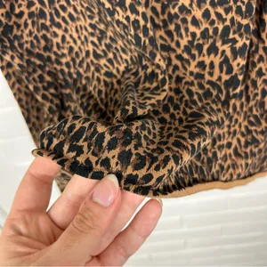 Garnet Hill Silk Cotton Animal Print Lightweight Knit Sweater Size S thumbnail 6