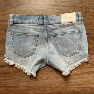 ZARA Trafaluc Embellished Denim Shorts thumbnail 8