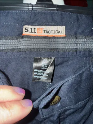 5.11 TACTICAL SERIES Tactical Utility Cargo Pants Navy Womens 8 8T Tall thumbnail 3