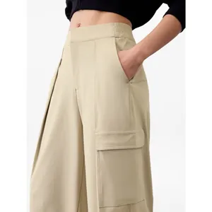 Athleta 4 Pinnacle Cargo Trouser Ecru Size 4 Regular thumbnail 3