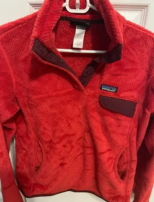 Patagonia Red Snap-T Fleece Pullover thumbnail 2