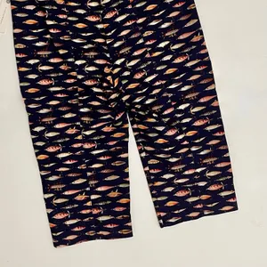 NWT!! Anthropologie MAEVE Fishing Lures Capri Pants Elastic Waist Cropped Medium thumbnail 10