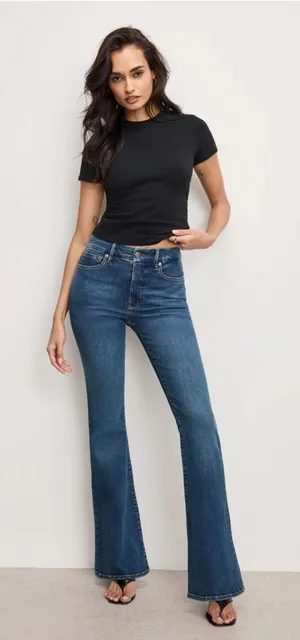 Good American Good Legs Flares thumbnail 1