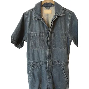 Everlane The Supersoft Jean Coveralls Size‎ 2 Denim Short Sleeve Jumpsuit thumbnail 6