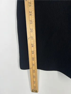 Aritzia Babaton Sculpt Knit Squareneck Mini Dress Black XS thumbnail 7