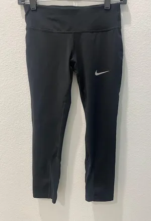 Black Cropped Leggings Size Xs thumbnail 2