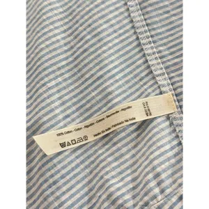 Free People Maxi Dress Blue Paradise and Back Striped Tasseled Flowy Boho Small thumbnail 11