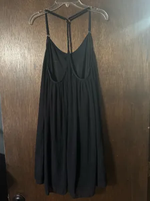 Abercrombie Chiffon Dress Black thumbnail 3