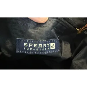 Sperry Top Sider Womens Large‎ Hobo Bag Purse Purple Canvas Leather Shoulder thumbnail 11