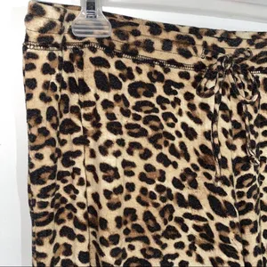Animal Print Lounge Pants Black Size L thumbnail 2