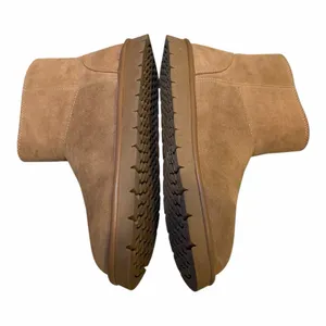 Universal Threads Light Brown Suede‎ Ankle Booties Casual Flat Shoes Womens thumbnail 5