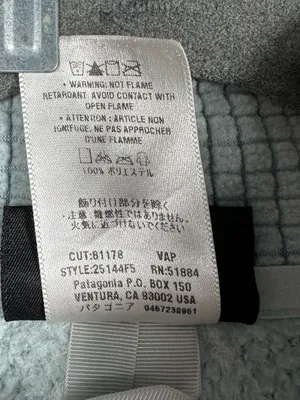 Patagonia R2 Regulator Fleece Jacket Women’s M Blue Gray 25140‎ Vintage thumbnail 8