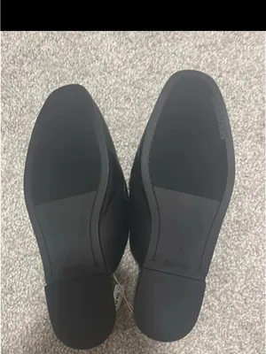 Old Navy Women's Black Slip-On Loafers with Gold Accent thumbnail 3