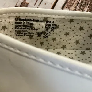 BRASH GOLD STAR‎ WHITE SLIP ONS thumbnail 7