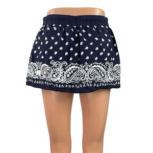 NEW Edikted Hidi Bandana Paisley High Rise Mini Wide Leg Flare A-Line Skirt XS thumbnail 3