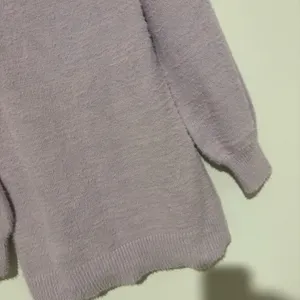 Miami Francesca’s Rosemary Mock Neck Fuzzy Sweater Mini Dress Soft Lilac‎ medium thumbnail 6