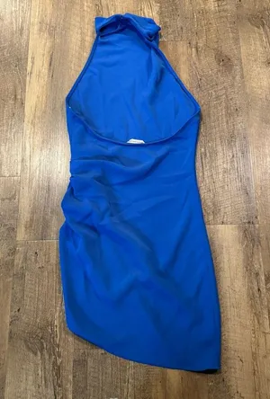 Amanda Uprichard Royal Blue Samba Dress thumbnail 6
