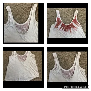 Ecote beaded polka dot tank Sz XS thumbnail 9