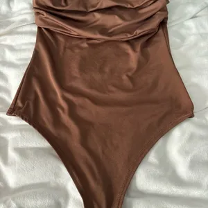 Live in the Moment sleeveless Brown Bodysuit thumbnail 1