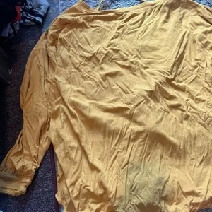 NWT Free People shimmy shake untamed gold top size small thumbnail 9