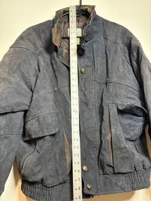 Ash Creek Trading Vintage Suede Leather Bomber Jacket with Oklahoma Seal Buttons thumbnail 7