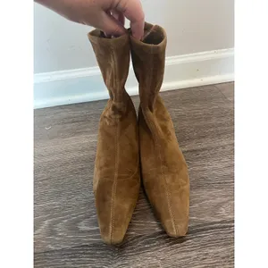MADEWELL The Ciel Glove Ankle Boot in Warm Chestnut Suede Size 8 thumbnail 5