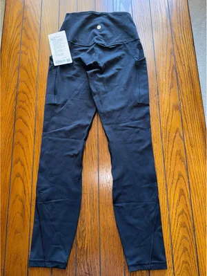 Lululemon Align With Pockets High Rise 25” Black Size 4 NWT thumbnail 2