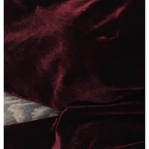 NWT X By Xscape Velvet Long Sleeve Off-The-Shoulder Sheath Dress Burgundy Red 16 thumbnail 7