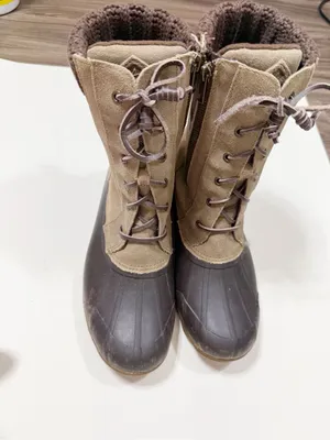 Sperry Top Sider Syren Misty Knit Cuff Waterproof Duck Boot Brown Size 8.5 thumbnail 2
