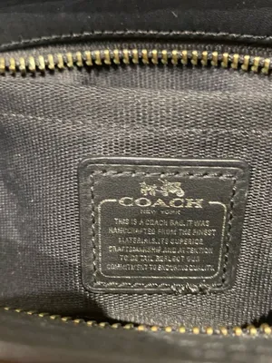Coach Black Pebbled Leather Convertible Crossbody thumbnail 2