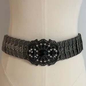 Vintage Metallic Belt NWOT Gray thumbnail 1