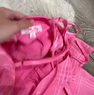 Pink Lily Delightfully In Love Hot Pink Ruffle Romper thumbnail 5