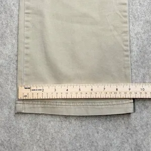 Y2K Abercrombie & Fitch‎ Womens Khaki Chino Pants Low Rise Bootcut Tan Size 4 thumbnail 8
