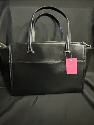 Kate Spade Geraldine Patterson Drive Black Leather Tote Shoulder Bag NWT thumbnail 2
