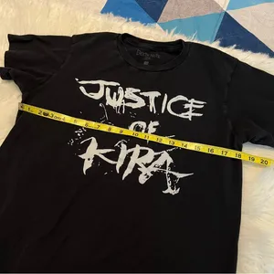 Death Note Justice of Kira Anime Black T Shirt Size Small Unisex thumbnail 5