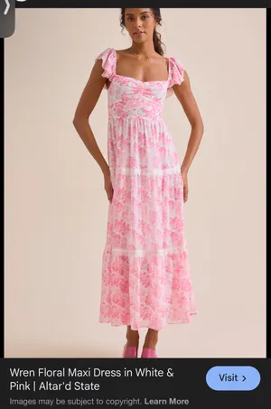 Altar'd State Floral Dress thumbnail 3