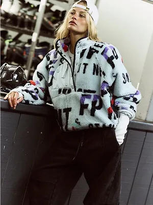 NWT FP Movement Hit The Slopes Fleece Pullover Extra Small Stand Out Never Still thumbnail 1