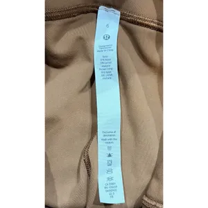 Lululemon Groove Split Hem Flare Mid‎ Rise Pants Women 6 Lt Brown Nulu LW5ENGS thumbnail 11