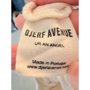 Djerf Avenue Terry‎ Pants Women S Cream Organic Cotton Relaxed Loungewear thumbnail 7