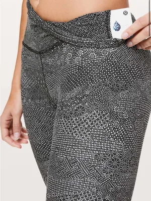 Lululemon Align Pant Full Length 28" Meisai Ice Grey Black Size 8 thumbnail 3