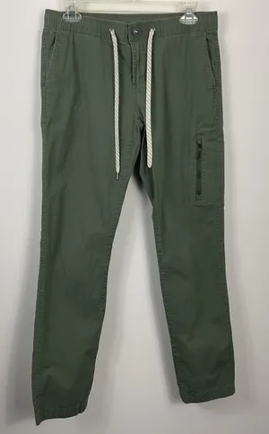 Vuori Ripstop Womens Cargo Jogger Pants Green Drawstring thumbnail 1