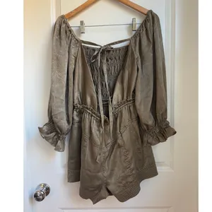 Lack of Color Free People Cassidy Romper Size Small‎ Ruched Casual Nightout thumbnail 3