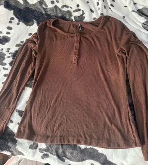 Long sleeve top Brown Size L thumbnail 1