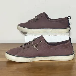 Sperry Top-Sider Women's Pier View Low Top Fashion‎ Sneakers Maroon Size 9 M thumbnail 2