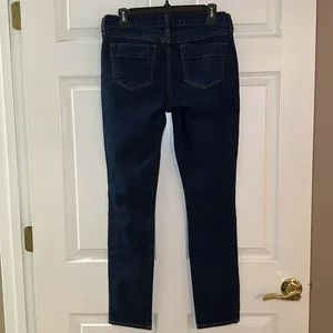 Old Navy Women’s Sweetheart‎ Skinny Blue Jeans High Rise Denim Dark Wash Size 6 thumbnail 3