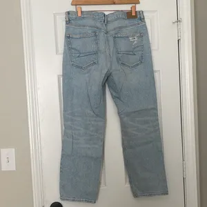 American Eagle super hi rise ankle straight jean thumbnail 3