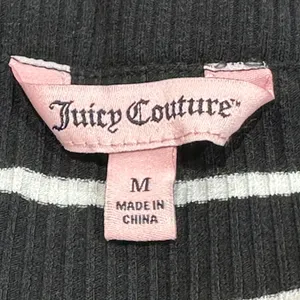 Juicy Couture Black White Ribbed Striped Sheath Dress Y2K‎ Vintage Size Medium thumbnail 5
