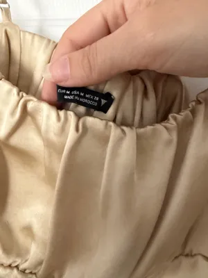 ZARA Gold Crop Top thumbnail 3