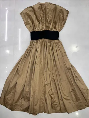Karina Grimaldi Briar Belted Midi Dress in Mocha - NWT thumbnail 6